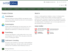Tablet Screenshot of intergral.com
